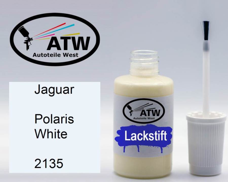 Jaguar, Polaris White, 2135: 20ml Lackstift, von ATW Autoteile West.